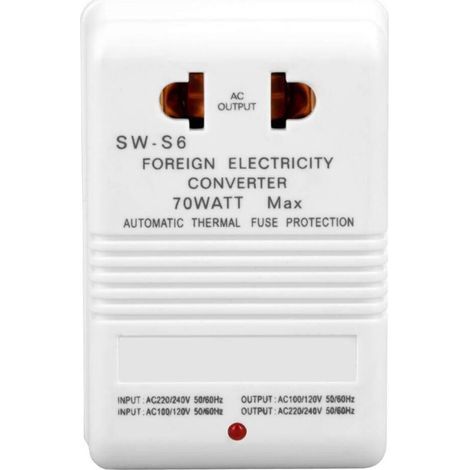 Lntyq Transformateur de convertisseur élévateur de Tension 70W 110V/120V à 220V/240V ,Prise Standard CN (1/5)