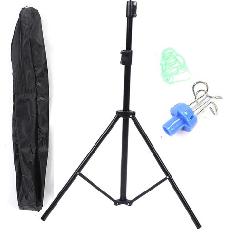 Portique intraveineux pliable, support de perfusion portable à crochets, pour usage clinique et soins à domicile (1/5)