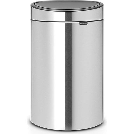 Cubos de cocina Brabantia Touch Bin plata 33 litros