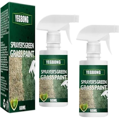 Filiyano-2 bombes de peinture pour gazon, peinture verte pour pelouse, peinture pour gazon (1/5)