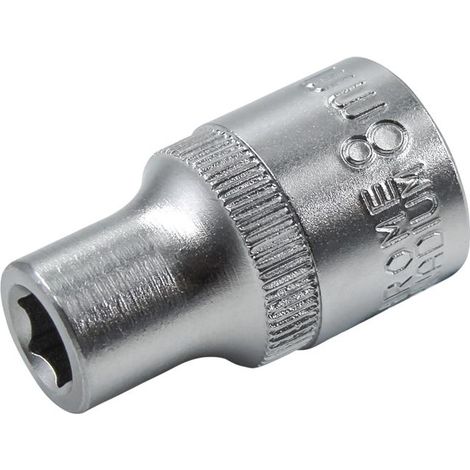 Faithfull Hex Socket 1/2in Drive 8mm FAISOC128Q (1/2)