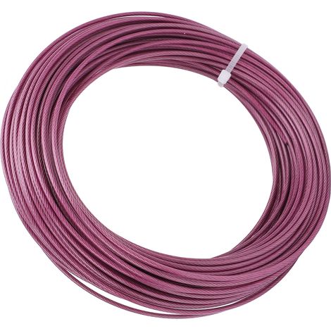 Kit tendeur de câble polyvalent câbles treillis pour voile d'ombrage vignes plantes grimpantes extérieur 100ft 2mm (1/5)