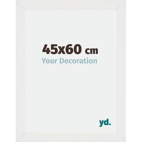 Cadre Puzzle 45x60 cm - Blanc Brillant - MDF - Mura. (1/5)