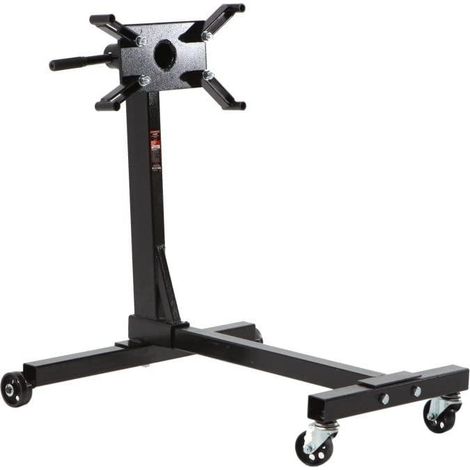 Awtools Carrello di montaggio motore nero 450 kg