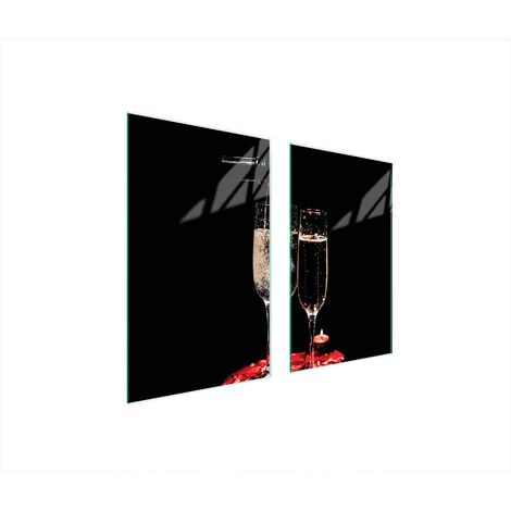 PLACA PROTECTORA DE VIDRIO PARA ESTUFA 75x52 VINO (1/5)