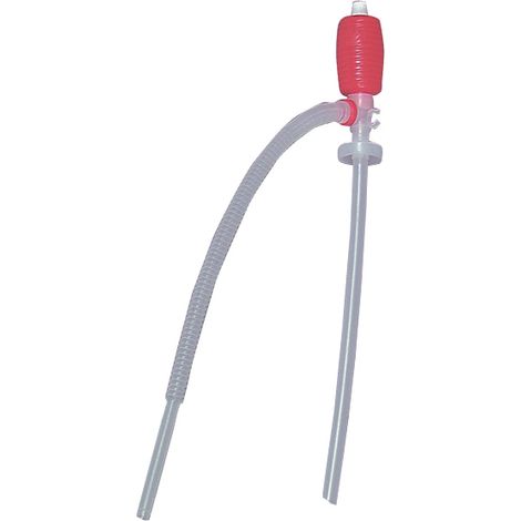 Pompe manuelle syphon polyéthylène 10385 – Débit 6,5l/mn – Longueur 39cm – Pour transfert essence et gasoil – Sodilub