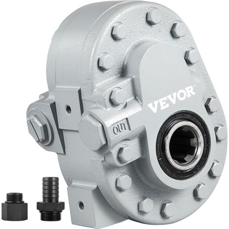Pompe hydraulique 16,6 GPM moteur hydraulique pour fendeuse de bûches 540 tr/min 2500 PSI SAE 12 ports de sortie pour hayon de camion, élévateur à ciseaux, remorque à benne basculante (1/5)