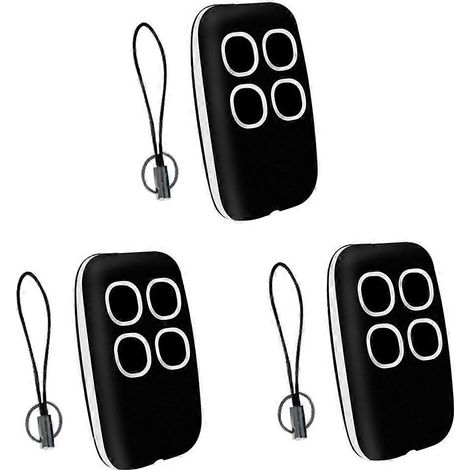 3pcs 250-913MHz Garage Remote Control Duplicator Multifrequency Copy Remote Control Universal Door O White (1/5)