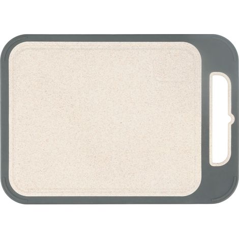 Planche à découper double face en acier inoxydable 304 avec paille pour la cuisine (1/5)