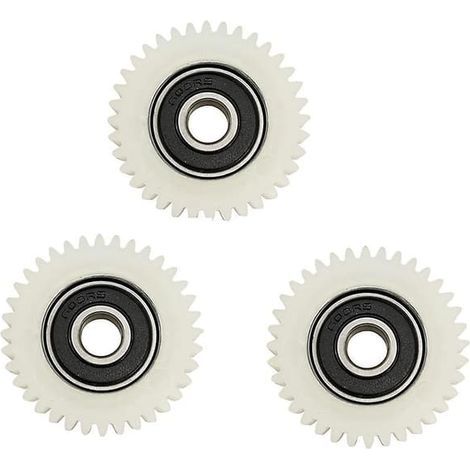 3 pièces Roue dentée à roulement à billes en nylon de 38 mm et 36 dents pour moteur électronique de vélo électrique (1/5)