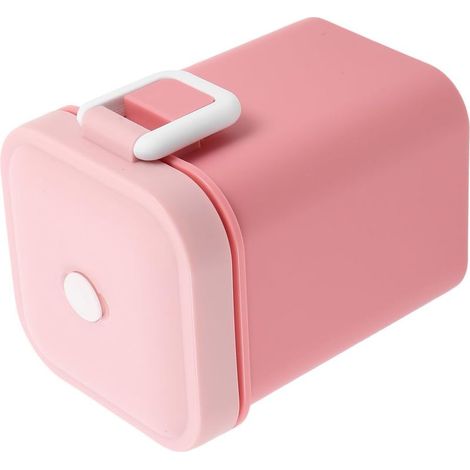 Boîte à lunch Bento rose en PP, 600 ml, étanche (1/5)