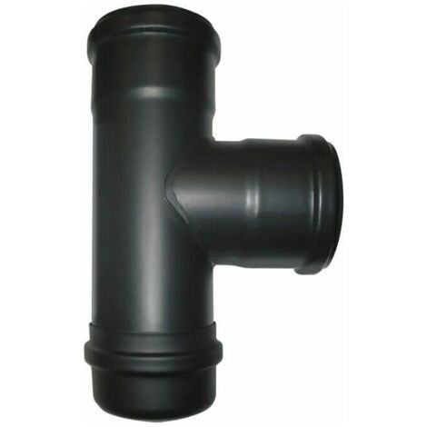 Deviazione A T Smalbo Per Stufe A Pellet M/F Mm.1 Con Ispezione Diametro  Cm. 8 (1/2)
