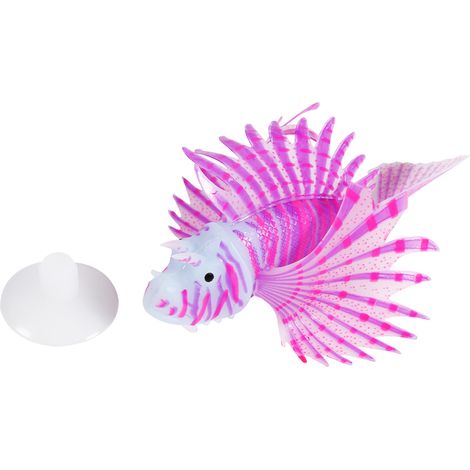 Aquarium faux Aquarium paysage décoration lueur Simulation animaux ornements violet (1/5)