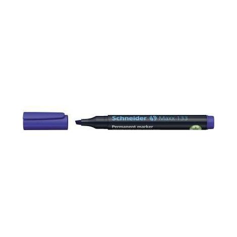 Schneider Permanentmarker Maxx 133 113303 1+4mm Keilspitze blau (1/4)