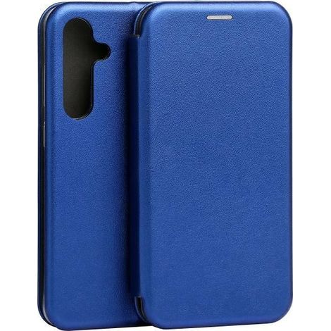Custodia a libro Beline blu per Samsung Galaxy S24 FE.