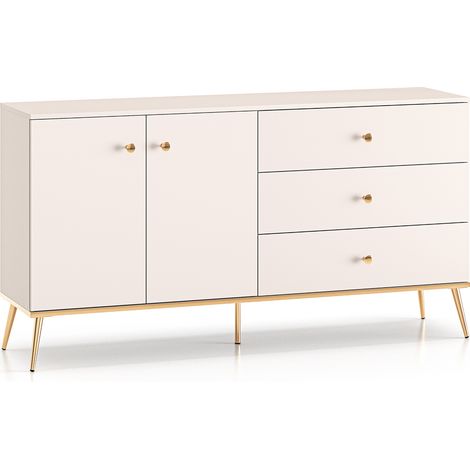 Buffet 2 ante 3 cassetti Olivia cachemire 85cm