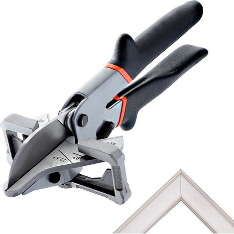 Multi-angle beveling shears for PVC ducts, multi-angle beveling sealing shears, trimming shears, hand tools, adjustable from 0° to 135°. (1/5)
