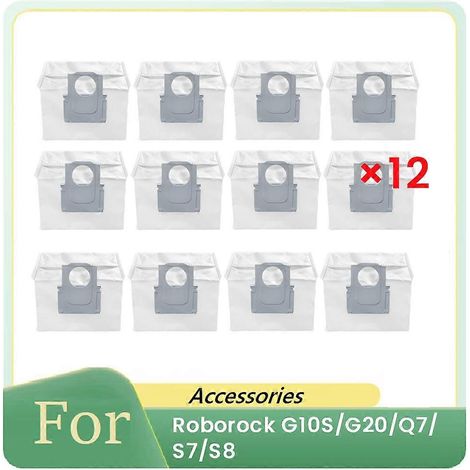 12 Dust Bags pour G10S/G20//S7/S8 Sweeper Accessoires Dust Bags Aspirateur pièce détachée (1/5)