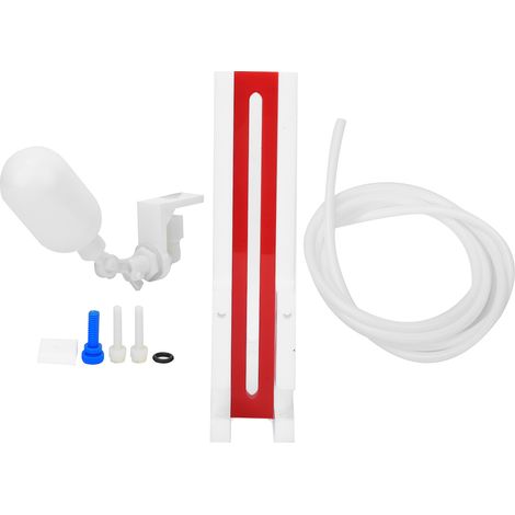Valve d'eau automatique en acrylique pour Aquarium, dispositif d'alimentation de remplissage d'aquarium avec support, boule flottante (1/5)