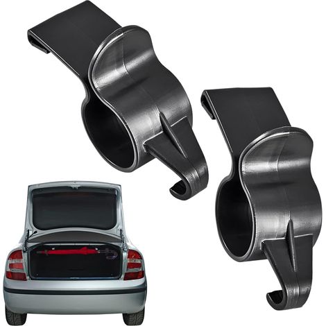 CCYKXA Car Trunk Umbrella Hook, Car Trunk Umbrella Holder  2pcs Car Trunk Umbrella Clip, Universal Car Trunk Organizer (1/5)
