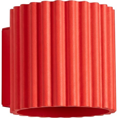 Wandleuchten AURA rot 1xG9 10cm Aluminium Sollux (1/5)