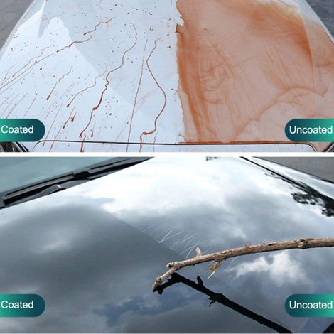 Traitement céramique nano pour voiture, liquide cristal hydrophobe 120ml, revêtement anti-pluie et anti-rayures, agent de protection vitre et carrosserie