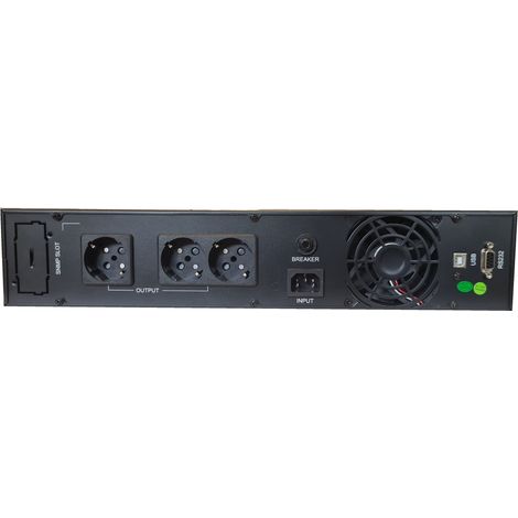Gruppo di continuità Link GRUPPO DI CONTINUITA' ONLINE RACK 2000VA/2000W CON 3 PRESE SCHUKO, CON SLOT SNMP