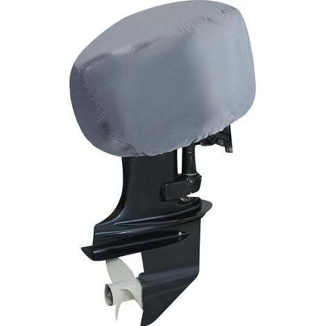 Außenborder Bootsmotor Schutzhüll für 15-20 PS, 420D Oxford-Stoff Aussenborder Benzinmotor Wasserdicht Persenning für Elektromotor Außenbordmotor, Aussenborder Abdeckhaube