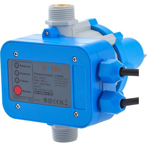 Commutateur de Pression - 1 Unité - Plastique IP65 - Contrôle Automatique - Pompe Jardin Puits - 220V-240V (1/5)