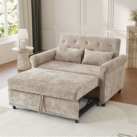 divano seduta 170x98 3 funzioni chenille HAVRYA (1/5)