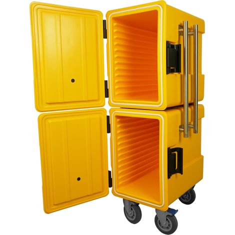 Caisson isotherme - Plastique - 520x630x1350mm - 2x86L - GN 1/1 - EMMERICH - Saro
