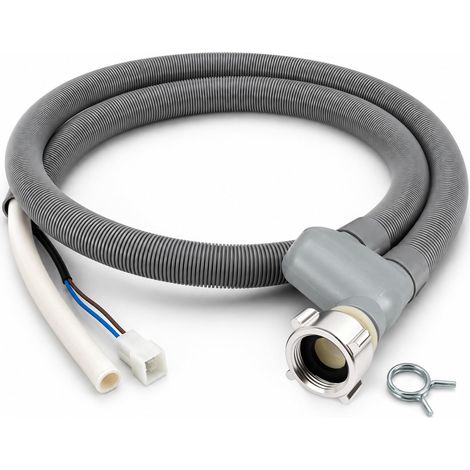 Tuyau d'alimentation en eau de 1,8 mètre avec collier de serrage Tuyau universel, compatible avec Bosch et Siemens (1/5)
