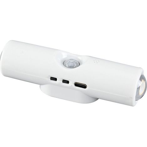 Smart wall light with motion sensor and magnetic mount. USB rechargeable LED night light for bedroom, hallway, stairs, and closet. Easy installation. RGB (1/5)