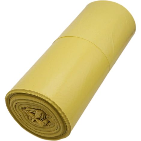 Lot de 20 Sacs Poubelle Jaunes de 160 Litres, 90 x 110 cm (1/5)