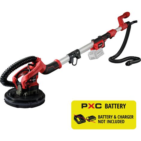 Einhell Akku-Trockenbauschleifer TP-DW 18/225 Li - Solo Power X-Change (Lithium-Ionen, inkl. Verlängerungsschlauch, Staubfangsack, Schleifpapier uvm. ohne Akku und Ladegerät)