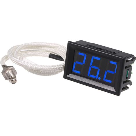 Thermometre Numerique -30 800 degres C, Lumiere Bleu (1/4)