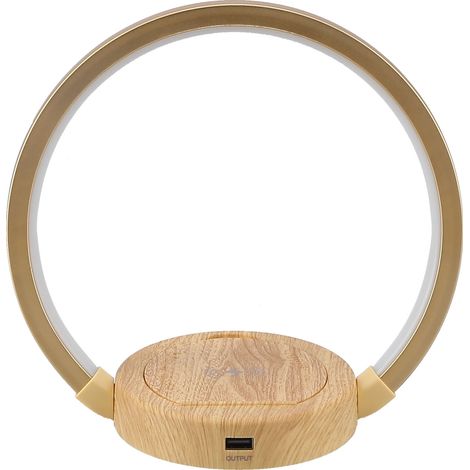 Lampe de lecture sans fil LED avec 3 modes d'éclairage, douce pour les yeux, idéale pour la chambre ou la maison (style ovale). (1/5)