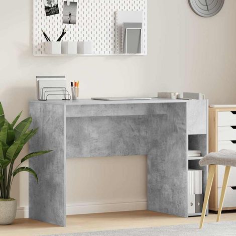 Schreibtisch Beton Grau 109 x 50 x 78 cm Holzwerkstoff