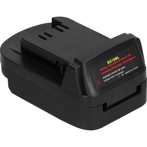 Adaptateur Convertisseur Connecteur Batterie Lithium 18V Milwaukee, Outil de Montage Accessoire Pouvoir (1/5)