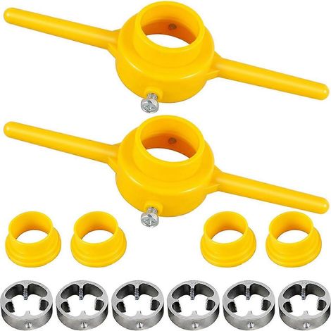 Kit de 12 outils de filetage PVC, outil de filetage pour tuyaux, plomberie (voir photo) (1/5)