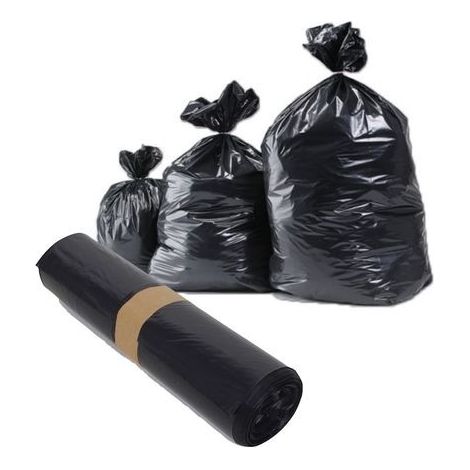 200 sacs poubelle noirs 50l PEBD standard 0105 (1/3)