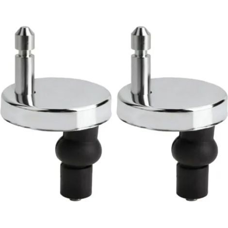 Ensemble de 2 fixations universelles pour abattant de toilette (1/5)