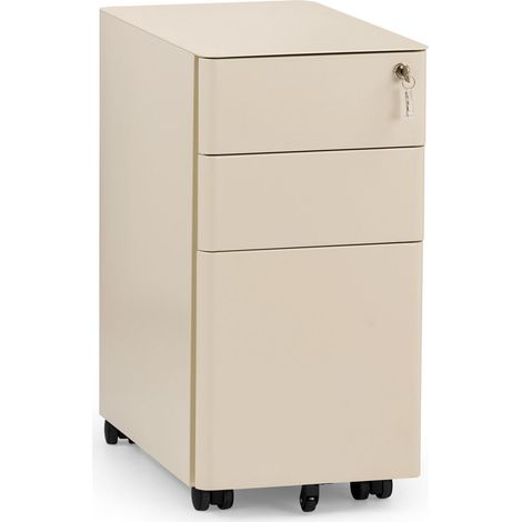 Rollcontainer COLOR I Metall beige hjh OFFICE (1/5)