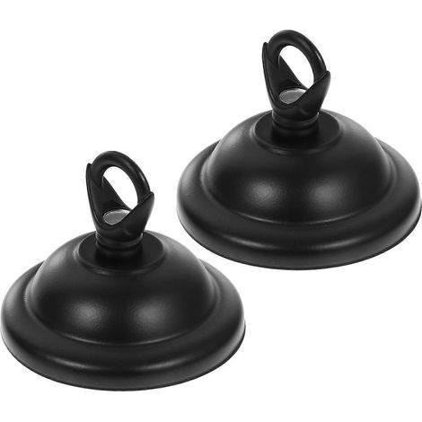 pièces de rosace pour lustre, plaque de protection pour suspension, luminaire de plafond.-6.70X6.70X2.50CM-Black (1/3)