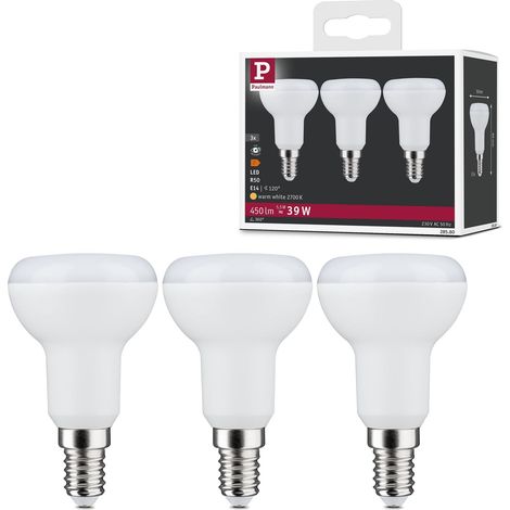 Lampe LED réflecteur 3x5,5 watts ampoule Opale poire éclairage 2700 K E14 (1/5)