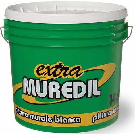 Pittura Murale Bianca Idropittura Traspirante Extra Muredil 4 Lt.