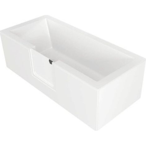 160x75 cm Baignoire avec porte ouverture à droite PMR, 228L, blanc (SATVD160P)