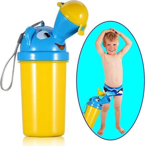 Urinoir portable pour bébé, idéal pour le camping, les voyages en voiture et l'apprentissage de la propreté - Garçon (1/5)