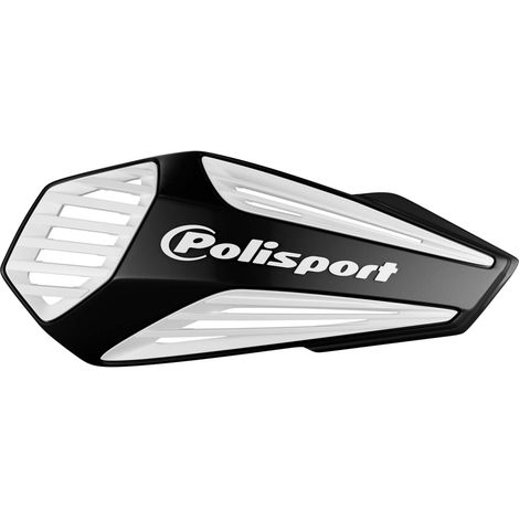 Protectores de manos universales Polisport Mx Air 22 28 Negro y blanco (1/2)