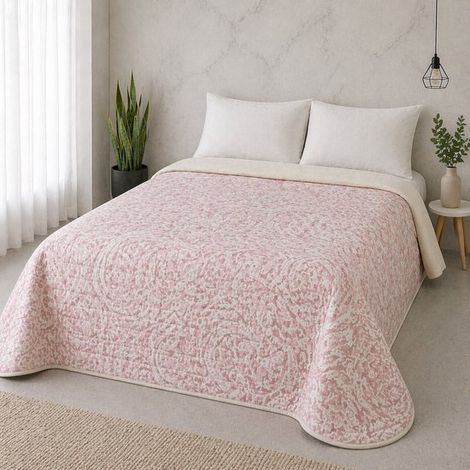 Couvre-lit de luxe - Couverture d'été - Couverture - Boutis - 240 x 270 cm - 2 personnes - Matelassée - Blink (1/3)